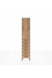 Arges Dolap 2 Raflı 6 Çekmeceli Tek Askılı 44x30x221 - S28M103V3A