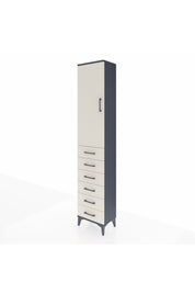 Arges Dolap 2 Raflı 6 Çekmeceli Tek Askılı 44x30x221 - S28M103V4A