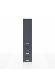Arges Dolap 2 Raflı 6 Çekmeceli Tek Askılı 44x30x221 - S28M103V5A