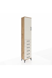 Arges Dolap 2 Raflı 6 Çekmeceli Tek Askılı 44x30x221 - S28M103V7A