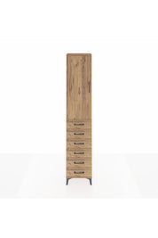 Arges Dolap 2 Raflı 6 Çekmeceli Tek Askılı 44x30x221 - S28M103V9A