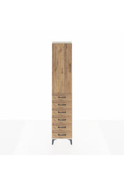 Arges Dolap 3 Raflı 6 Çekmeceli Tek Kapaklı 44x30x221 - S28M104V3A