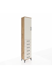 Arges Dolap 3 Raflı 6 Çekmeceli Tek Kapaklı 44x30x221 - S28M104V7A