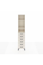 Arges Dolap 3 Raflı 6 Çekmeceli 44x30x221 - S28M105V1A