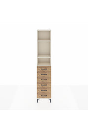 Arges Dolap 3 Raflı 6 Çekmeceli 44x30x221 - S28M105V3A