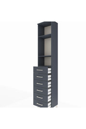 Arges Dolap 3 Raflı 6 Çekmeceli 44x30x221 - S28M105V5A