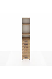 Arges Dolap 3 Raflı 6 Çekmeceli 44x30x221 - S28M105V9A