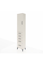 Arges Dolap 2 Raflı 5 Çekmeceli Tek Askılı 44x30x221 - S28M106V1A