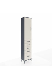 Arges Dolap 2 Raflı 5 Çekmeceli Tek Askılı 44x30x221 - S28M106V4A