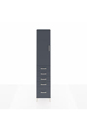 Arges Dolap 2 Raflı 5 Çekmeceli Tek Askılı 44x30x221 - S28M106V5A