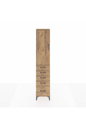 Arges Dolap 2 Raflı 5 Çekmeceli Tek Askılı 44x30x221 - S28M106V9A