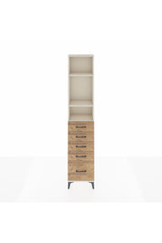 Arges Dolap 3 Raflı 5 Çekmeceli 44x30x221 - S28M107V3A
