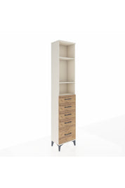 Arges Dolap 3 Raflı 5 Çekmeceli 44x30x221 - S28M107V3A
