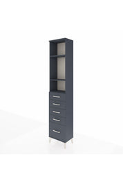 Arges Dolap 3 Raflı 5 Çekmeceli 44x30x221 - S28M107V5A