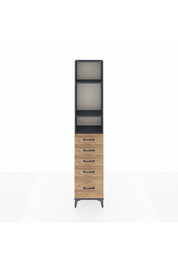 Arges Dolap 3 Raflı 5 Çekmeceli 44x30x221 - S28M107V6A
