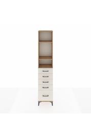 Arges Dolap 3 Raflı 5 Çekmeceli 44x30x221 - S28M107V7A