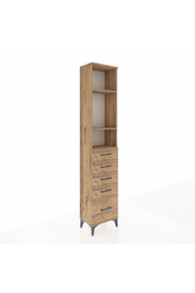 Arges Dolap 3 Raflı 5 Çekmeceli 44x30x221 - S28M107V9A
