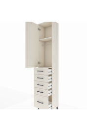 Arges Dolap 2 Raflı 5 Çekmeceli Tek Askılı 44x30x221 - S28M108V1A