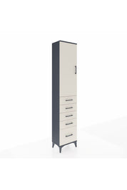 Arges Dolap 2 Raflı 5 Çekmeceli Tek Askılı 44x30x221 - S28M108V4A