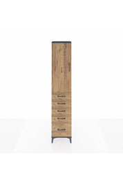 Arges Dolap 2 Raflı 5 Çekmeceli Tek Askılı 44x30x221 - S28M108V6A