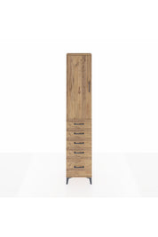 Arges Dolap 2 Raflı 5 Çekmeceli Tek Askılı 44x30x221 - S28M108V9A