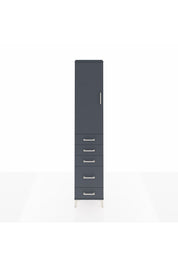 Arges Dolap 2 Raflı 5 Çekmeceli Tek Askılı 44x30x221 - S28M109V5A