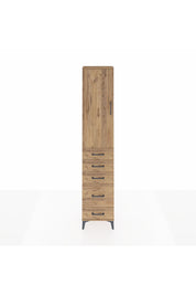 Arges Dolap 2 Raflı 5 Çekmeceli Tek Askılı 44x30x221 - S28M109V9A