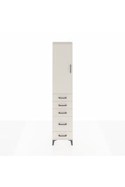 Arges Dolap 3 Raflı 5 Çekmeceli Tek Kapaklı 44x30x221 - S28M110V1A