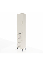 Arges Dolap 3 Raflı 5 Çekmeceli Tek Kapaklı 44x30x221 - S28M110V1A
