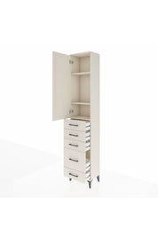 Arges Dolap 3 Raflı 5 Çekmeceli Tek Kapaklı 44x30x221 - S28M110V1A