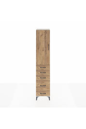 Arges Dolap 3 Raflı 5 Çekmeceli Tek Kapaklı 44x30x221 - S28M110V3A