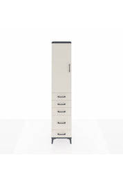 Arges Dolap 3 Raflı 5 Çekmeceli Tek Kapaklı 44x30x221 - S28M110V4A
