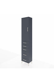 Arges Dolap 3 Raflı 5 Çekmeceli Tek Kapaklı 44x30x221 - S28M110V5A