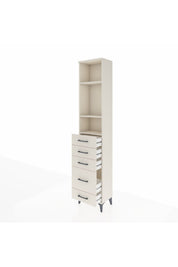 Arges Dolap 3 Raflı 5 Çekmeceli 44x30x221 - S28M111V1A