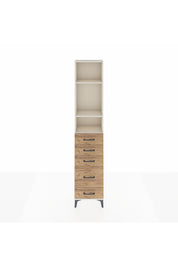Arges Dolap 3 Raflı 5 Çekmeceli 44x30x221 - S28M111V3A
