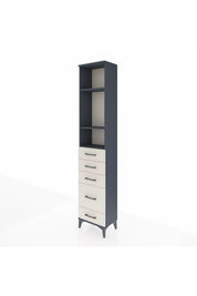 Arges Dolap 3 Raflı 5 Çekmeceli 44x30x221 - S28M111V4A