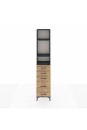 Arges Dolap 3 Raflı 5 Çekmeceli 44x30x221 - S28M111V6A
