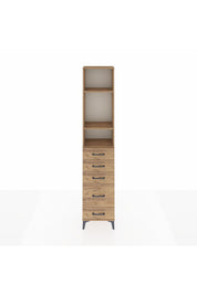 Arges Dolap 3 Raflı 5 Çekmeceli 44x30x221 - S28M111V9A