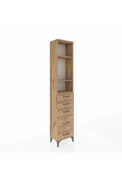Arges Dolap 3 Raflı 5 Çekmeceli 44x30x221 - S28M111V9A