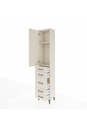 Arges Dolap 2 Raflı 5 Çekmeceli Tek Askılı 44x30x221 - S28M112V1A