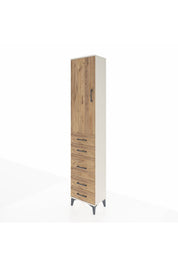 Arges Dolap 2 Raflı 5 Çekmeceli Tek Askılı 44x30x221 - S28M112V3A
