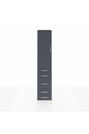 Arges Dolap 2 Raflı 5 Çekmeceli Tek Askılı 44x30x221 - S28M112V5A