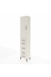 Arges Dolap 3 Raflı 5 Çekmeceli Tek Kapaklı 44x30x221 - S28M113V1A