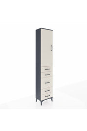 Arges Dolap 3 Raflı 5 Çekmeceli Tek Kapaklı 44x30x221 - S28M113V4A