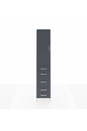 Arges Dolap 3 Raflı 5 Çekmeceli Tek Kapaklı 44x30x221 - S28M113V5A