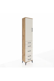 Arges Dolap 3 Raflı 5 Çekmeceli Tek Kapaklı 44x30x221 - S28M113V7A