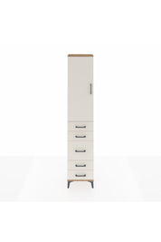 Arges Dolap 3 Raflı 5 Çekmeceli Tek Kapaklı 44x30x221 - S28M113V7A