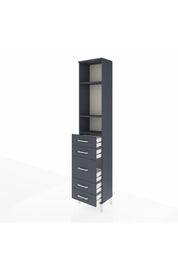 Arges Dolap 3 Raflı 5 Çekmeceli 44x30x221 - S28M114V5A