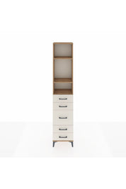 Arges Dolap 3 Raflı 5 Çekmeceli 44x30x221 - S28M114V7A