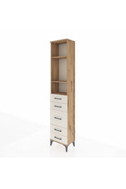 Arges Dolap 3 Raflı 5 Çekmeceli 44x30x221 - S28M114V7A